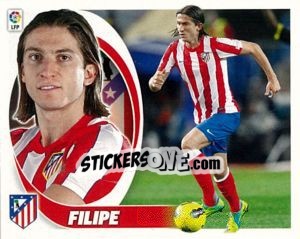 Cromo Filipe Luis (7) - Liga Spagnola 2012-2013 - Colecciones ESTE