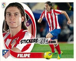 Sticker Filipe Luis (7) - Liga Spagnola 2012-2013 n. 40 - Colecciones ESTE