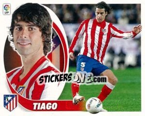 Sticker Tiago Mendes (10A) - Liga Spagnola 2012-2013 n. 43 - Colecciones ESTE