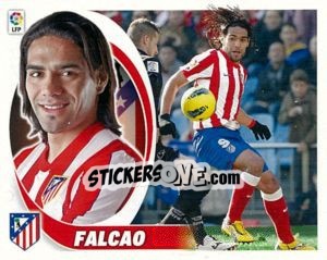 Sticker Falcao (16) - Liga Spagnola 2012-2013 n. 51 - Colecciones ESTE