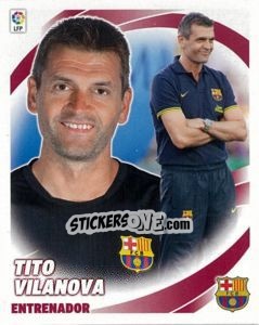 Sticker Tito Vilanova - Liga Spagnola 2012-2013 - Colecciones ESTE