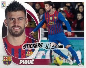 Sticker Piqué (5) - Liga Spagnola 2012-2013 n. 68 - Colecciones ESTE