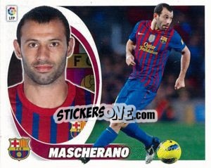 Cromo Mascherano (6) - Liga Spagnola 2012-2013 - Colecciones ESTE