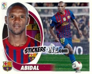 Sticker Abidal (7B) - Liga Spagnola 2012-2013 n. 71 - Colecciones ESTE