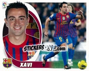 Sticker Xavi (9) - Liga Spagnola 2012-2013 n. 73 - Colecciones ESTE