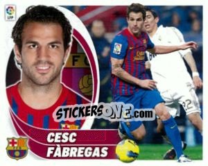 Sticker Cesc Fàbregas (10A) - Liga Spagnola 2012-2013 - Colecciones ESTE