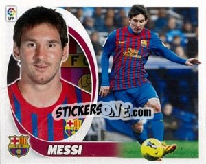 Sticker Messi (14) - Liga Spagnola 2012-2013 n. 80 - Colecciones ESTE