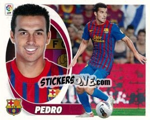 Sticker Pedro Rodríguez (16A) - Liga Spagnola 2012-2013 - Colecciones ESTE