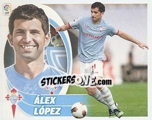 Sticker Álex López (8) - Liga Spagnola 2012-2013 n. 133 - Colecciones ESTE