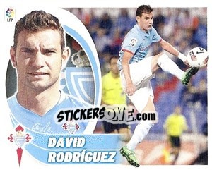 Sticker David Rodriguez (14B) - Liga Spagnola 2012-2013 n. 140 - Colecciones ESTE