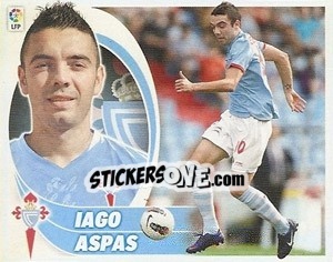 Sticker Iago Aspas (16) - Liga Spagnola 2012-2013 n. 142 - Colecciones ESTE