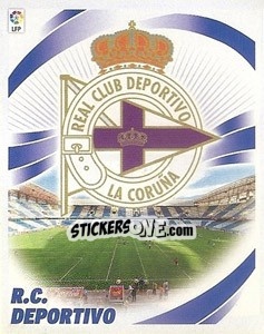 Figurina Escudo R.C. DEPORTIVO - Liga Spagnola 2012-2013 - Colecciones ESTE