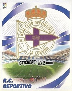 Sticker Escudo R.C. DEPORTIVO - Liga Spagnola 2012-2013 n. 151 - Colecciones ESTE