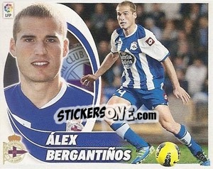 Sticker Álex Bergantiños (8A) - Liga Spagnola 2012-2013 n. 160 - Colecciones ESTE