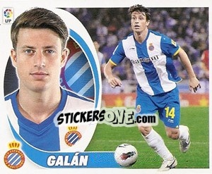 Sticker Galán (4B) - Liga Spagnola 2012-2013 n. 187 - Colecciones ESTE