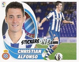 Sticker Cristian Alfonso (14BIS) Colocas - Liga Spagnola 2012-2013 - Colecciones ESTE