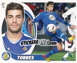Sticker Miguel Torres (3B) - Liga Spagnola 2012-2013 n. 216 - Colecciones ESTE