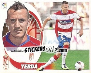Sticker Yebda (10) - Liga Spagnola 2012-2013 n. 254 - Colecciones ESTE