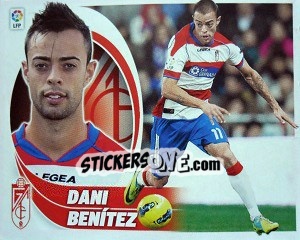 Sticker Dani Benítez (14) - Liga Spagnola 2012-2013 - Colecciones ESTE