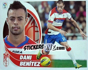 Sticker Dani Benítez (14) - Liga Spagnola 2012-2013 n. 259 - Colecciones ESTE