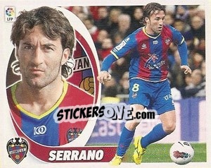 Sticker Serrano (12) - Liga Spagnola 2012-2013 - Colecciones ESTE