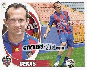 Sticker Gekas (16BIS) Colocas - Liga Spagnola 2012-2013 n. 291 - Colecciones ESTE