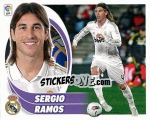 Sticker Sergio Ramos (5) - Liga Spagnola 2012-2013 n. 307 - Colecciones ESTE