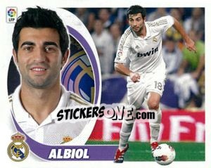 Sticker Albiol (6A) - Liga Spagnola 2012-2013 n. 308 - Colecciones ESTE