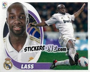 Sticker Lassana Diarra (8B) - Liga Spagnola 2012-2013 n. 312 - Colecciones ESTE