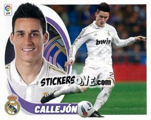 Sticker Callejón (14B) - Liga Spagnola 2012-2013 n. 321 - Colecciones ESTE