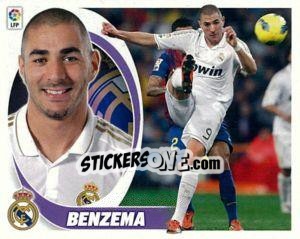 Sticker Benzema (15) - Liga Spagnola 2012-2013 n. 322 - Colecciones ESTE