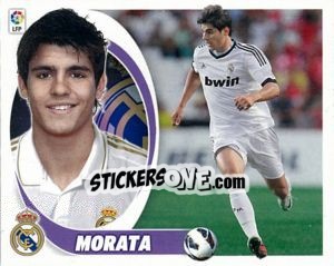 Sticker Morata (15BIS) Colocas - Liga Spagnola 2012-2013 n. 324 - Colecciones ESTE