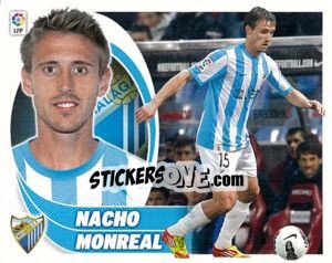 Sticker Nacho Monreal (7) - Liga Spagnola 2012-2013 n. 340 - Colecciones ESTE