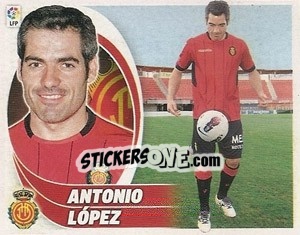 Cromo Antonio López  (7) - Liga Spagnola 2012-2013 - Colecciones ESTE