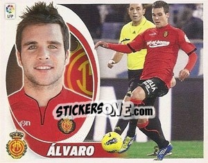 Sticker Álvaro (14) - Liga Spagnola 2012-2013 n. 378 - Colecciones ESTE