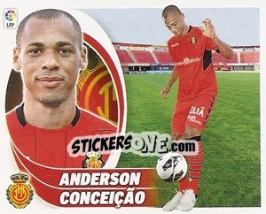 Sticker Anderson Conceiçao (6BIS) Colocas - Liga Spagnola 2012-2013 n. 382 - Colecciones ESTE