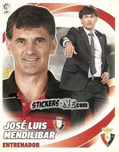 Cromo Jose Luis Mendilibar - Liga Spagnola 2012-2013 - Colecciones ESTE