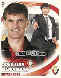 Sticker Jose Luis Mendilibar - Liga Spagnola 2012-2013 n. 392 - Colecciones ESTE