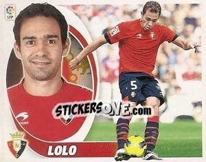 Sticker Lolo  (8A) - Liga Spagnola 2012-2013 - Colecciones ESTE