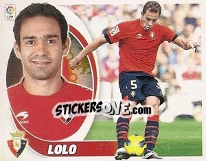 Sticker Lolo  (8A) - Liga Spagnola 2012-2013 n. 401 - Colecciones ESTE