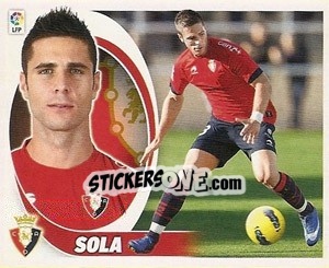 Sticker Sola  (16) - Liga Spagnola 2012-2013 n. 412 - Colecciones ESTE