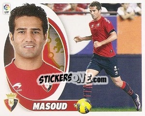 Sticker Masoud (9BIS) Colocas - Liga Spagnola 2012-2013 n. 413 - Colecciones ESTE