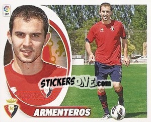 Sticker Armenteros (14BIS) Colocas - Liga Spagnola 2012-2013 n. 414 - Colecciones ESTE