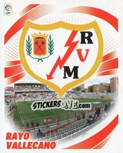 Figurina Escudo RAYO VALLECANO - Liga Spagnola 2012-2013 - Colecciones ESTE