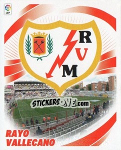 Sticker Escudo RAYO VALLECANO - Liga Spagnola 2012-2013 n. 421 - Colecciones ESTE