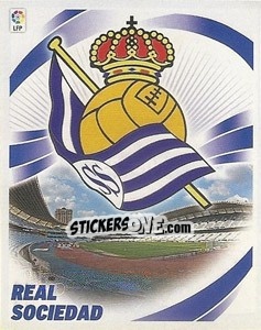 Sticker Escudo REAL SOCIEDAD - Liga Spagnola 2012-2013 n. 451 - Colecciones ESTE