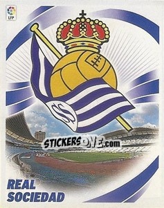 Figurina Escudo REAL SOCIEDAD - Liga Spagnola 2012-2013 - Colecciones ESTE