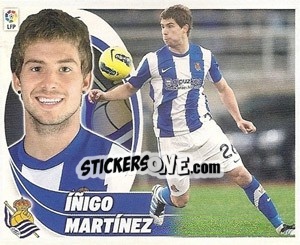 Sticker Íñigo Martínez  (5) - Liga Spagnola 2012-2013 n. 458 - Colecciones ESTE