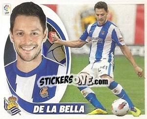 Sticker De La Bella  (7A) - Liga Spagnola 2012-2013 n. 461 - Colecciones ESTE
