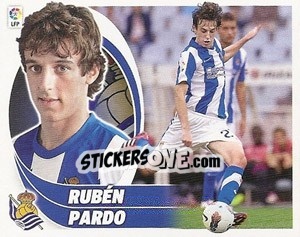 Cromo Rubén Pardo (10B) - Liga Spagnola 2012-2013 - Colecciones ESTE